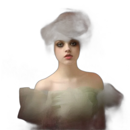 hat, dress, mask, face transparent PNG cut-out