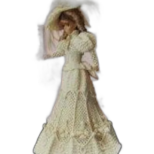 dress, hat, 3d render, photorealistic transparent PNG cut-out