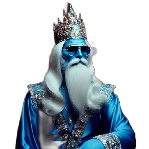 crown, staff, 3d render, concept art transparent PNG cut-out