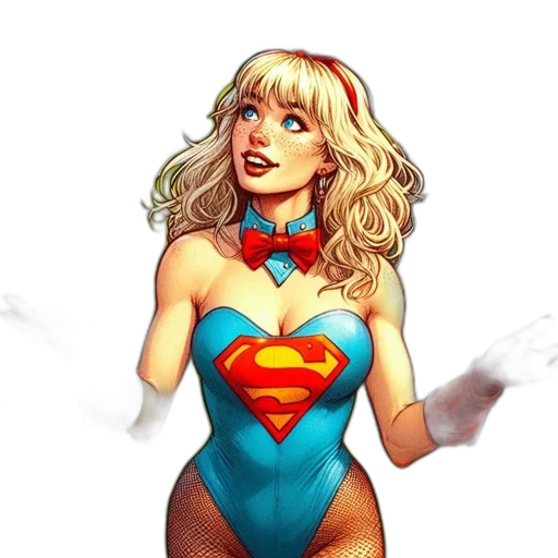 comic book art, concept art, cartoon, fantasy art transparent PNG cut-out
