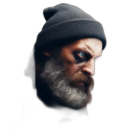 hat, face, mask, jacket transparent PNG cut-out