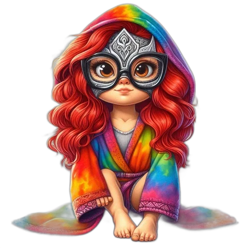 dress, fantasy art, cartoon, pixel art transparent PNG cut-out
