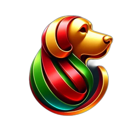 animal, jewelry, staff, 3d render transparent PNG cut-out