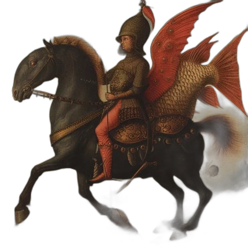 dragon, sword, crown, fantasy art transparent PNG cut-out