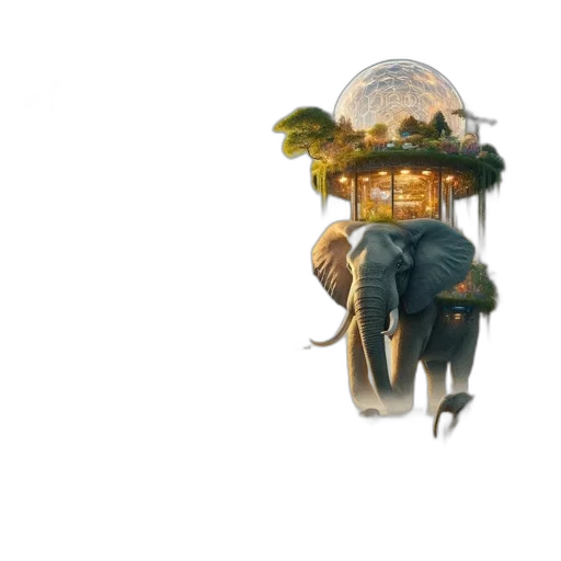 umbrella, hat, mask, creature transparent PNG cut-out