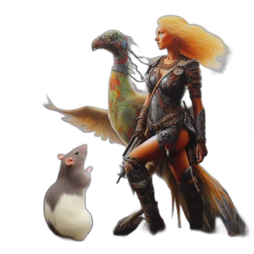 dragon, concept art, fantasy art, 3d render transparent PNG cut-out