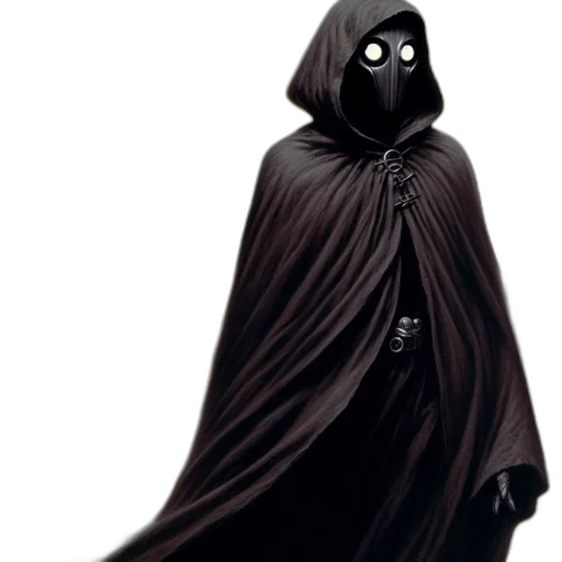 mask, dress, jacket, creature transparent PNG cut-out