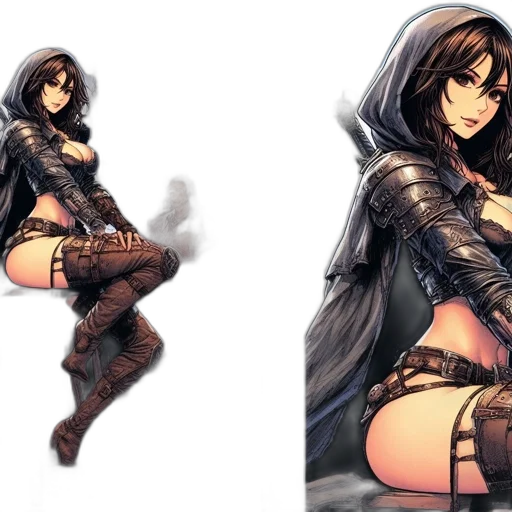 concept art, fantasy art, pixel art, comic book art transparent PNG cut-out