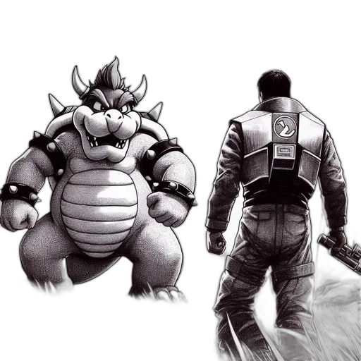 jacket, dragon, creature, concept art transparent PNG cut-out