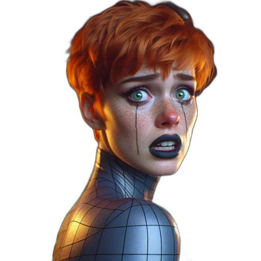 face, robot, mask, comic book art transparent PNG cut-out