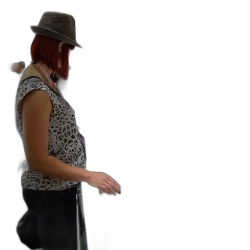 hat, staff, dress, jacket transparent PNG cut-out