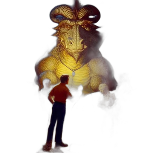 dragon, creature, mask, animal transparent PNG cut-out