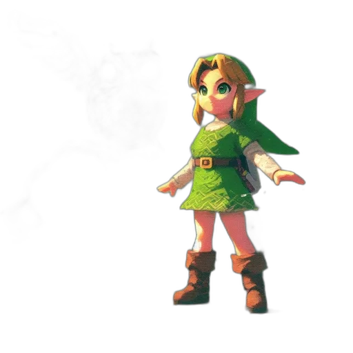 dress, staff, mask, weapon transparent PNG cut-out