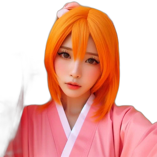 staff, face, anime, photorealistic transparent PNG cut-out