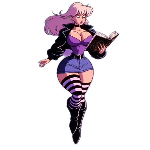 staff, dress, jacket, weapon transparent PNG cut-out