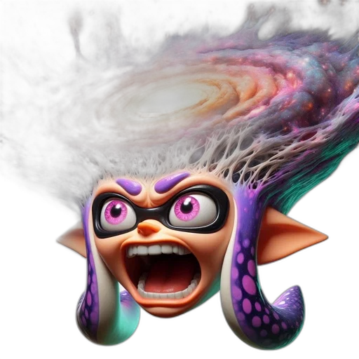 mask, creature, dragon, hair transparent PNG cut-out
