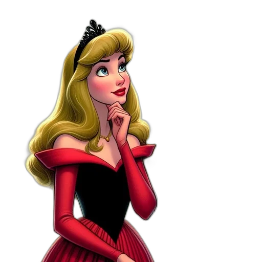 dress, crown, jewelry, cartoon transparent PNG cut-out