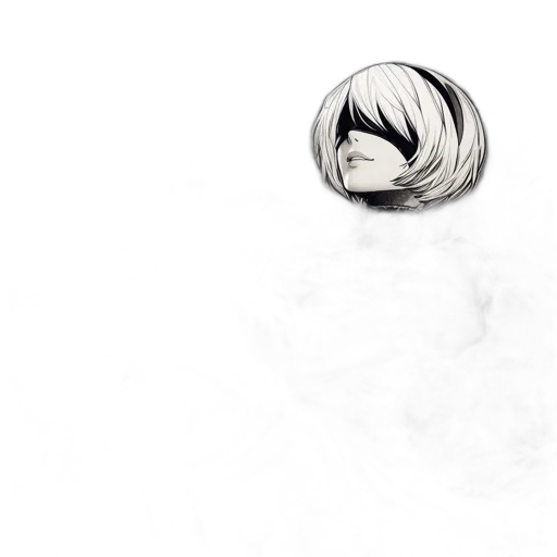 mask, face, hair, robot transparent PNG cut-out