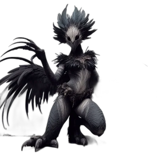 creature, animal, dragon, hair transparent PNG cut-out