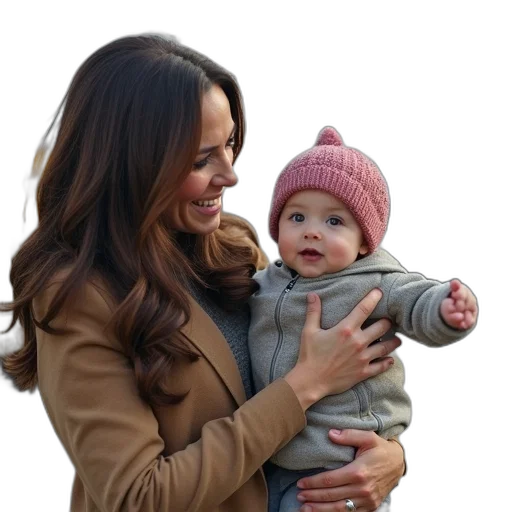 earth tones, duchess, baby, seen transparent PNG cut-out