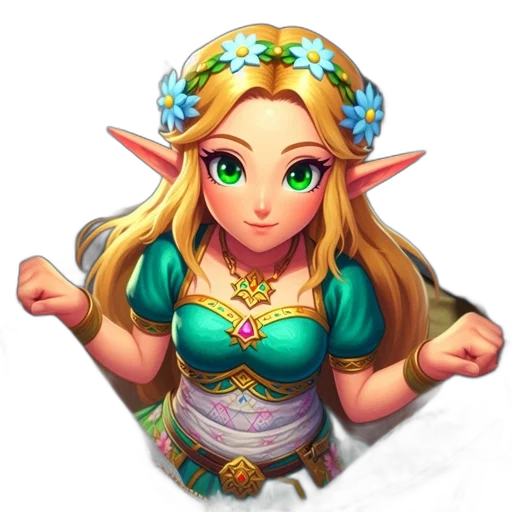 staff, crown, dress, face transparent PNG cut-out