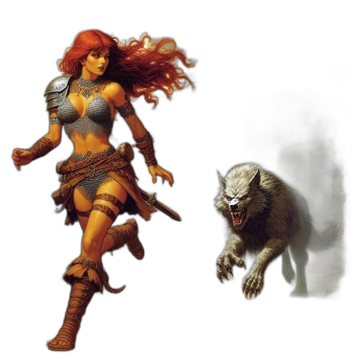 concept art, fantasy art, pixel art, comic book art transparent PNG cut-out