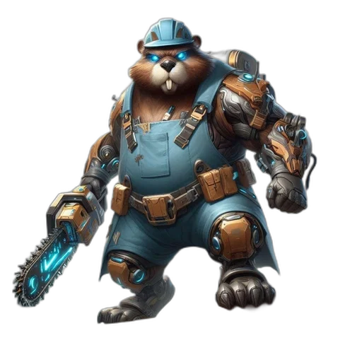 robot, staff, animal, weapon transparent PNG cut-out