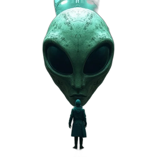 creature, mask, robot, staff transparent PNG cut-out