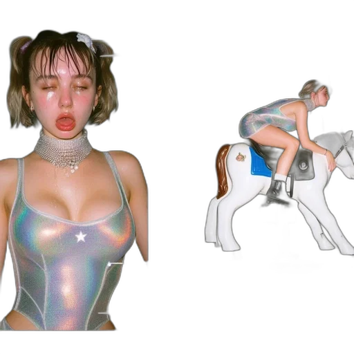 creature, vaporwave, concept art, cyberpunk transparent PNG cut-out