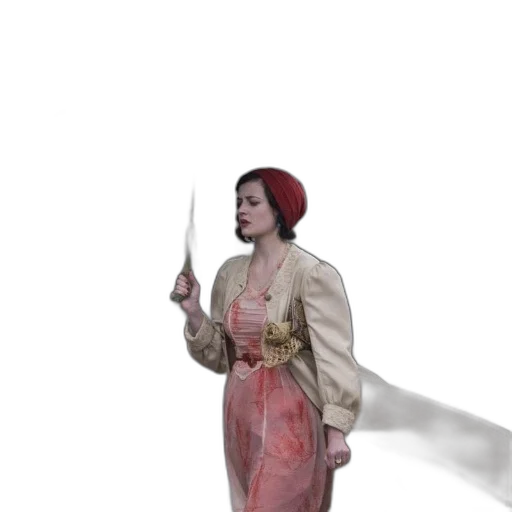 umbrella, staff, sword, dress transparent PNG cut-out