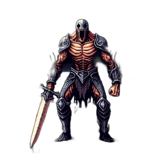 sword, robot, weapon, creature transparent PNG cut-out