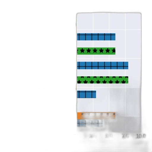 3d render, monochrome, bar, chart transparent PNG cut-out