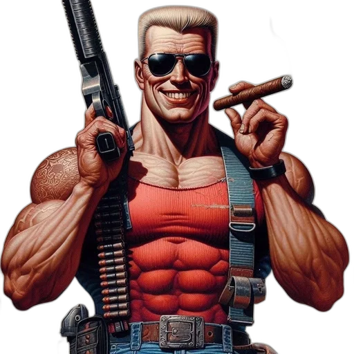 weapon, jacket, comic book art, concept art transparent PNG cut-out