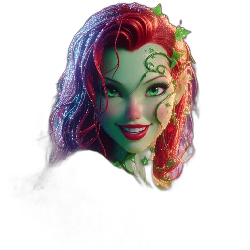 face, mask, creature, fantasy art transparent PNG cut-out