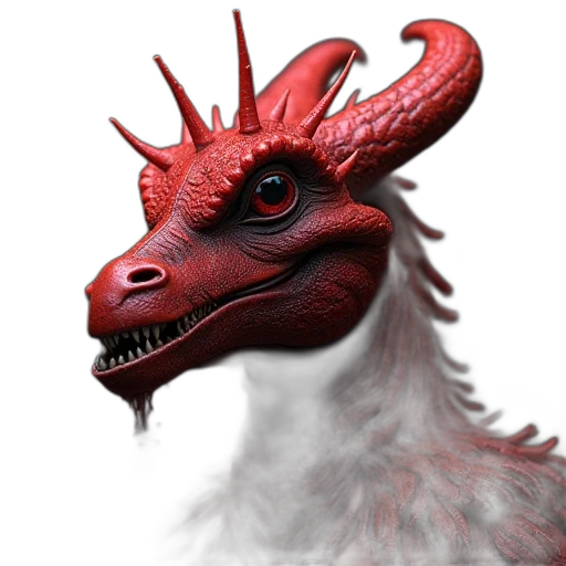 dragon, animal, creature, mask transparent PNG cut-out