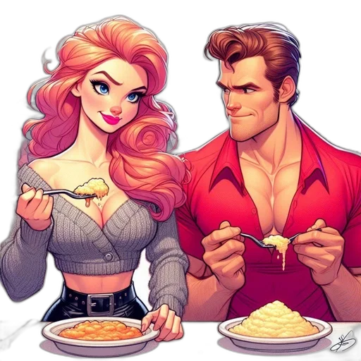 food, jacket, comic book art, concept art transparent PNG cut-out
