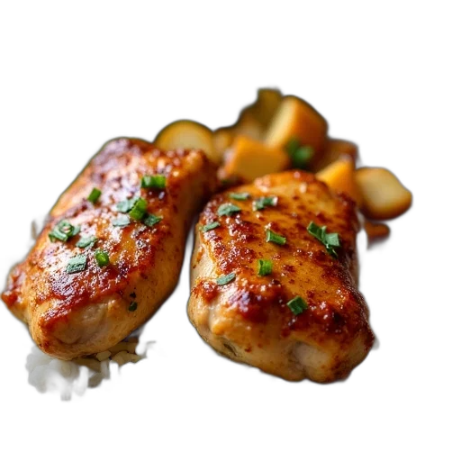 food, 3d render, photorealistic, chicken transparent PNG cut-out
