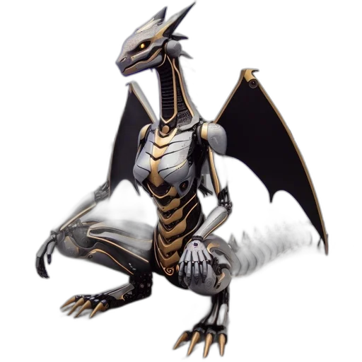 dragon, animal, creature, staff transparent PNG cut-out