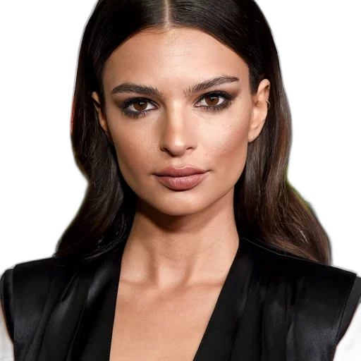 face, hair, jewelry, jacket transparent PNG cut-out