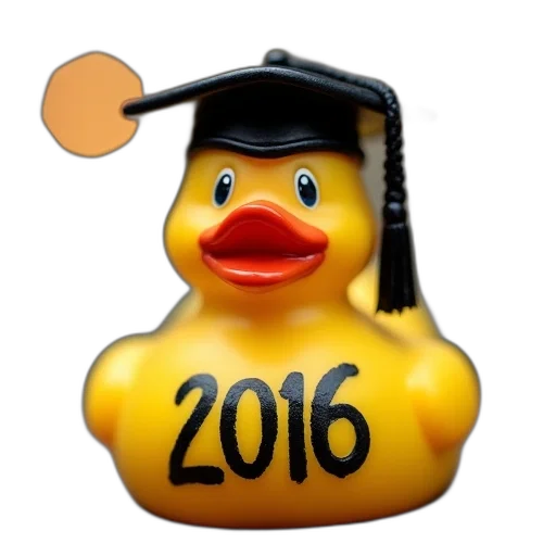3d render, graduation, class, 2016 transparent PNG cut-out