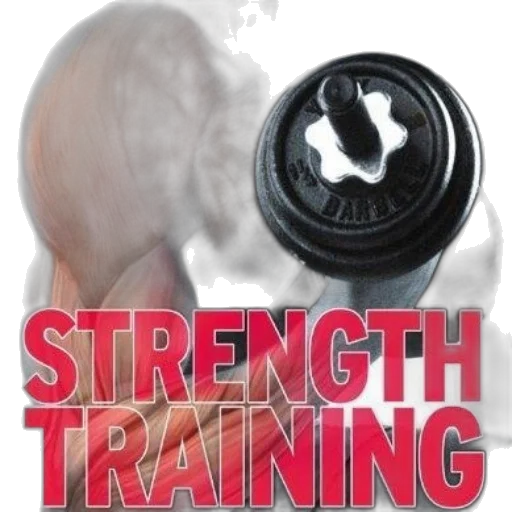 strength, training, poster, featuring transparent PNG cut-out