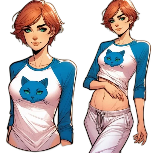 comic book art, concept art, cartoon, anime transparent PNG cut-out