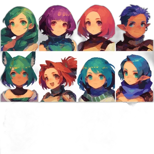 staff, pixel art, concept art, anime transparent PNG cut-out