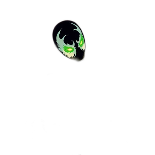 mask, creature, staff, dragon transparent PNG cut-out