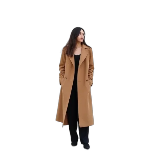 jacket, staff, dress, 3d render transparent PNG cut-out
