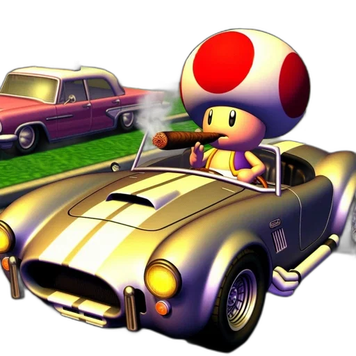 car, weapon, 3d render, concept art transparent PNG cut-out