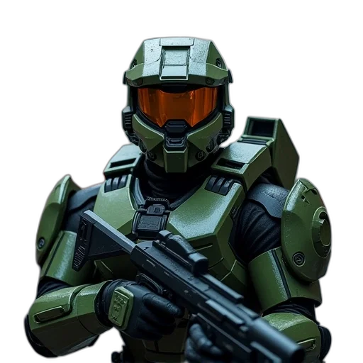robot, weapon, concept art, 3d render transparent PNG cut-out