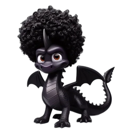 dragon, creature, animal, staff transparent PNG cut-out