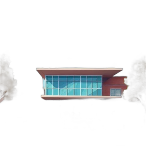 building, 3d render, concept art, photorealistic transparent PNG cut-out