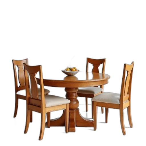 furniture, 3d render, earth tones, wooden transparent PNG cut-out
